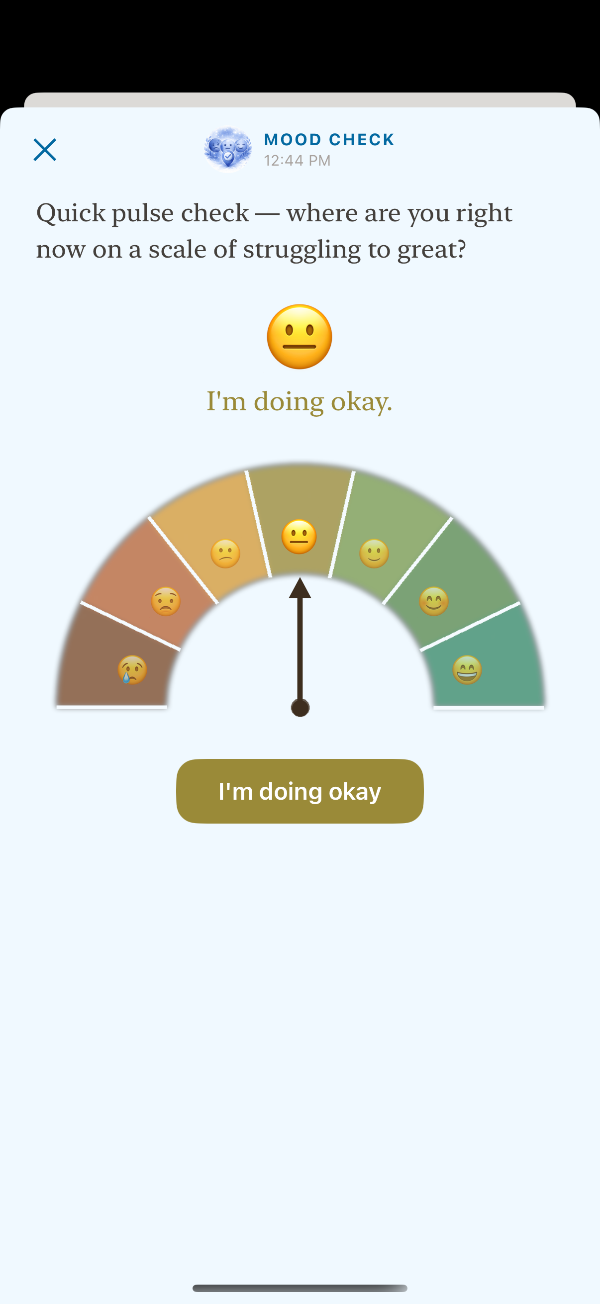 Client iOS screen zero