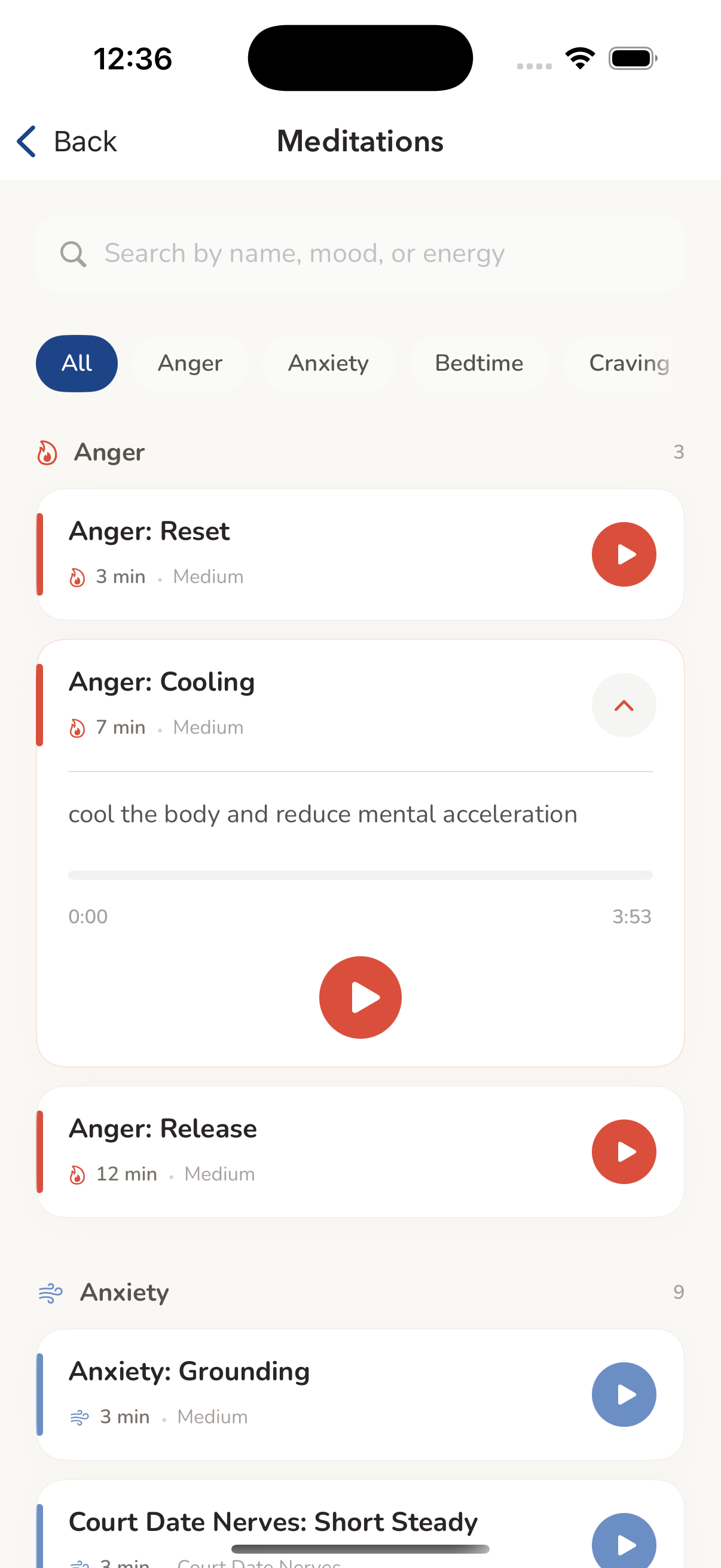 Client iOS screen two